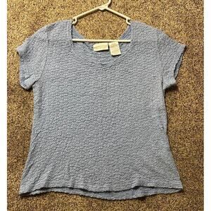 Worthington stretch size m blue top